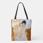 Moeder en kind, Mary Cassatt Tote Bag (Achterkant)