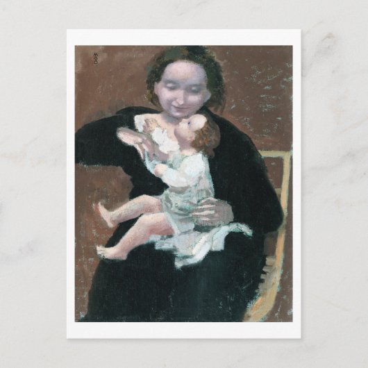 Moeder en kind, Maurice Denis Briefkaart (Voorkant)