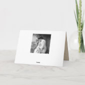  moeder en kind met bloemen kaart (Achterkant)