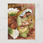 MOEDER EN KIND MET CALA LILILIES - MULTI BRIEFKAART (Voorkant)