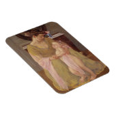 Moeder en kind met Roos Scarf | 1908 Magneet (Rechterzijde)