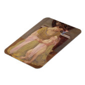 Moeder en kind met Roos Scarf | 1908 Magneet (Linkerzijde)