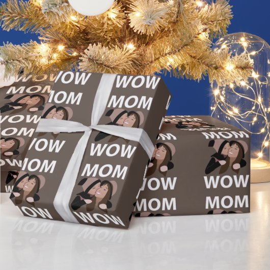 Moeder en kind Moeder Cadeaupapier (Feestdagen)