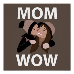 Moeder en kind Moeder Perfect Poster
