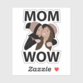 Moeder en kind Moeder Sticker (Vel)