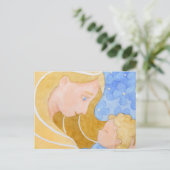 Moeder en kind Moederdag | Briefkaart (Staand voorkant)