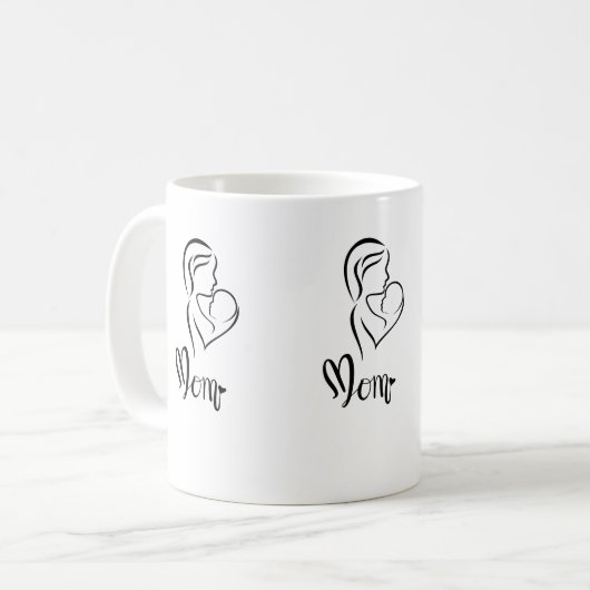 Moeder en kind Mok (Voorkant links)