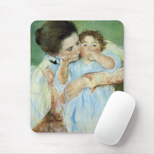 Moeder en kind muismat (Met muis)