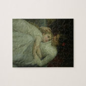 Moeder en kind (olie op doek) legpuzzel (Horizontaal)