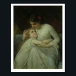 Moeder en kind (olie op doek) poster<br><div class="desc">Afbeelding: 116868 Moeder en kind (olie op doek). Munier, Emile (b.1810) Particulier Collectie. Kunst, fijne kunst.</div>