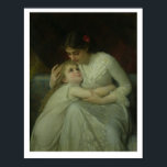 Moeder en kind (olie op doek) poster<br><div class="desc">Afbeelding: 116868 Moeder en kind (olie op doek). Munier,  Emile (b.1810) Particulier Collectie. Kunst,  fijne kunst.</div>
