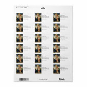 Moeder en Kind Onder Garland Etiket (Full Sheet)