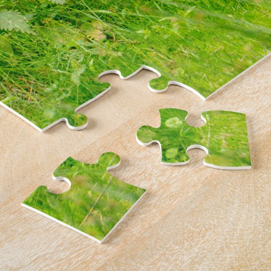 Moeder en kind - onvolwassen herten met jonge legpuzzel (Zijkant)