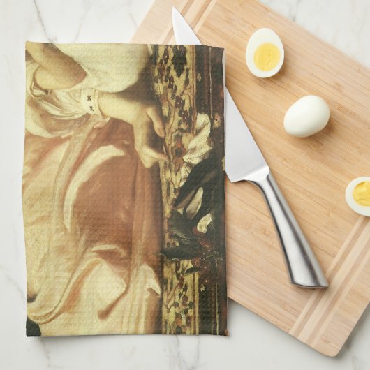 Moeder en kind (ook bekend als Cherries) van Lord  Theedoek (Quarter Fold)