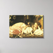Moeder en Kind (ook bekend als Kersen) door Lord L Canvas Afdruk (Voorkant)