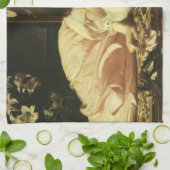 Moeder en Kind (ook wel Kersen) van Lord Leighton Theedoek (Gevouwen)