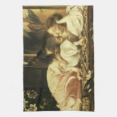 Moeder en Kind (ook wel Kersen) van Lord Leighton Theedoek (Verticaal)