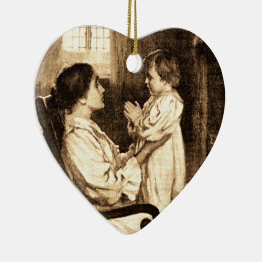 moeder en kind Ornament (Rechts)