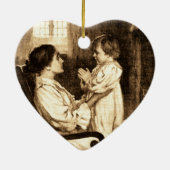  moeder en kind Ornament (Achterkant)