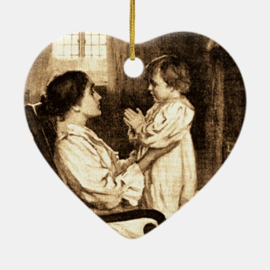 moeder en kind Ornament (Achterkant)