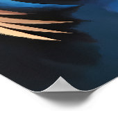 Moeder en kind portretteren moderne Abstracte kuns Poster (Hoek)