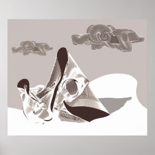 Moeder en kind poster
