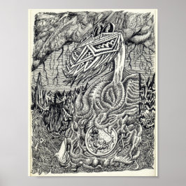 Moeder en kind  poster