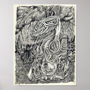 Moeder en kind  poster
