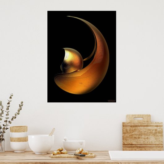Moeder en kind poster (Keuken)