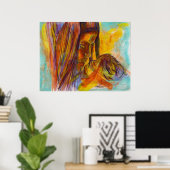 moeder en kind poster (Thuiskantoor)
