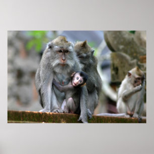 Moeder en kind poster