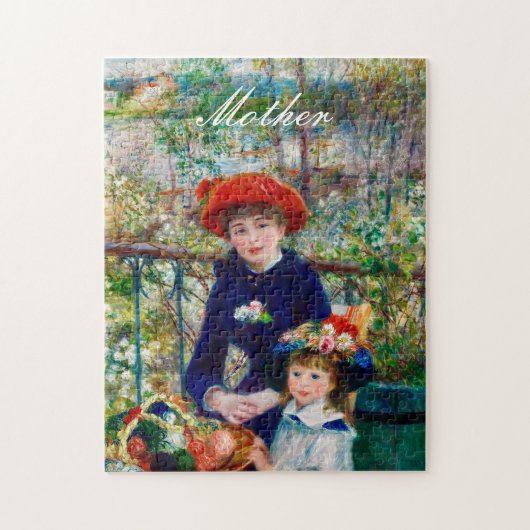 Moeder en kind puzzel van Renoir (Verticaal)