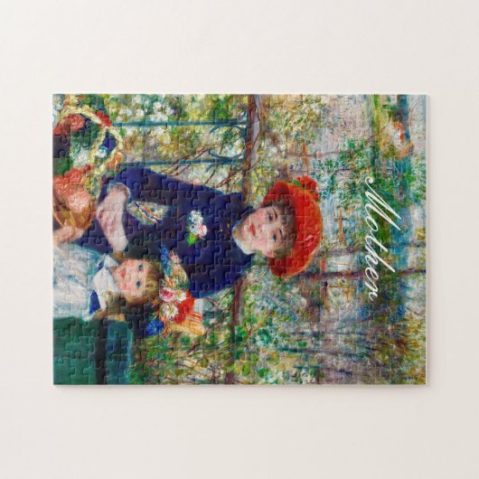Moeder en kind puzzel van Renoir Legpuzzel (Horizontaal)