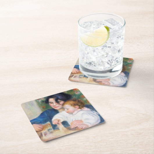 Moeder en kind, Renoir Kartonnen Onderzetters (Insitu)