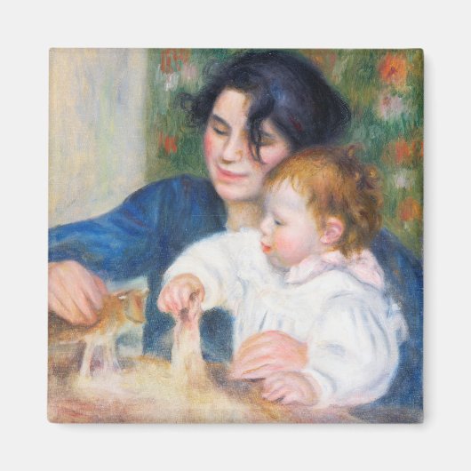 Moeder en kind, Renoir Magneet (Voorkant)