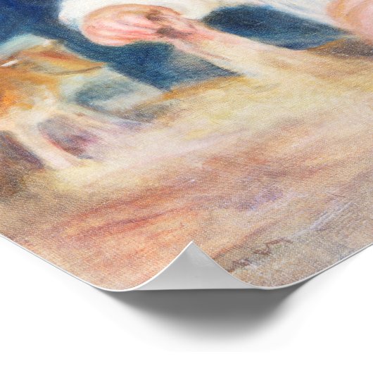 Moeder en kind, Renoir Poster (Hoek)