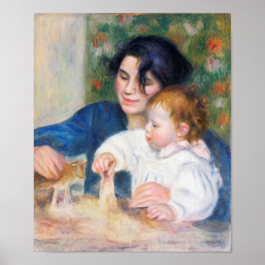 Moeder en kind, Renoir Poster (Voorkant)