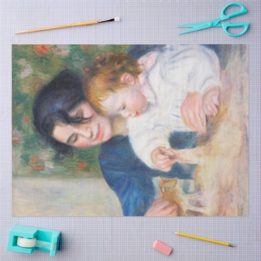 Moeder en kind, Renoir Tissuepapier (Craft)