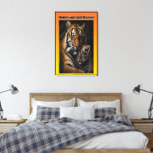 Moeder en kind Reünie Canvas Afdruk (Insitu (Slaapkamer))