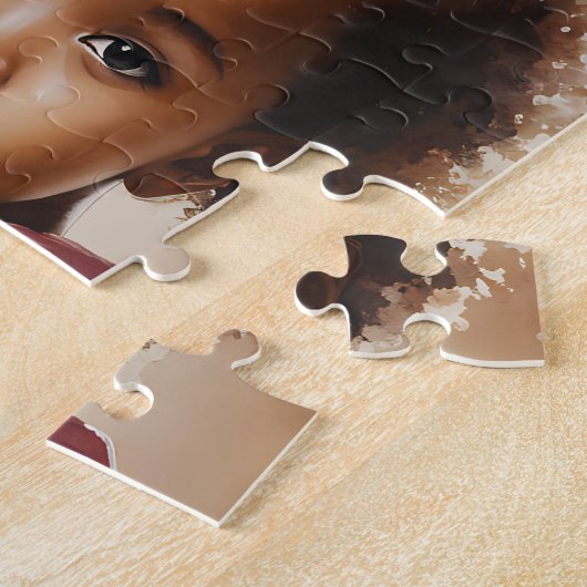 Moeder en kind sereniteit legpuzzel (Zijkant)