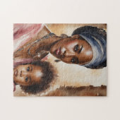 Moeder en kind sereniteit legpuzzel (Horizontaal)