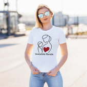 Moeder en kind silhouet - Eternal Bond Art T-shirt