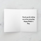 Moeder en kind silhouetten Wenskaart Kaart (Binnen)