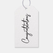 Moeder en kind Silhoutte New Baby Cadeaulabel (Achterkant)