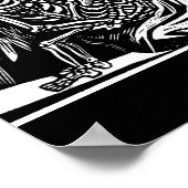 Moeder en kind Skeletten van Leopoldo Mendez. Poster (Hoek)