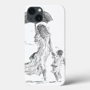 Moeder en kind Sri Lanka Case-Mate iPhone Case
