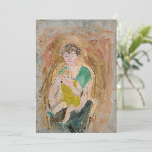 Moeder en kind | Tadeusz Makowski (Staand voorkant)