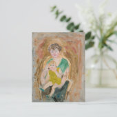 Moeder en kind | Tadeusz Makowski Briefkaart (Staand voorkant)