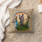 Moeder en kind van Afrika Kussen (Deken)