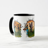 Moeder en kind van Afrika Mok (Voorkant links)